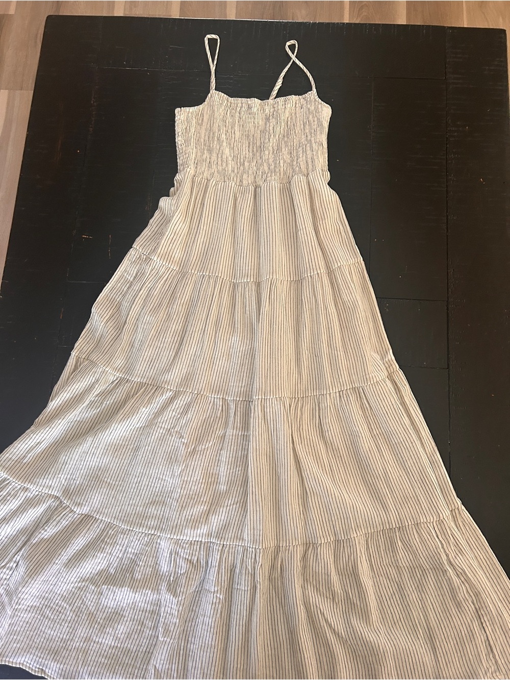 Z Supply Cream/Black Striped Maxi Dress. Dress is fully lined. NWT Size M